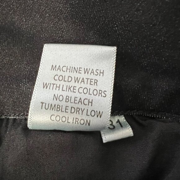 Pistola Womens Inez Black Paperbag Skinny Jeans Belted High Rise Raw Hem size 31 - Picture 14 of 15